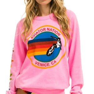 Pink Aviator Nation Sweatshirt